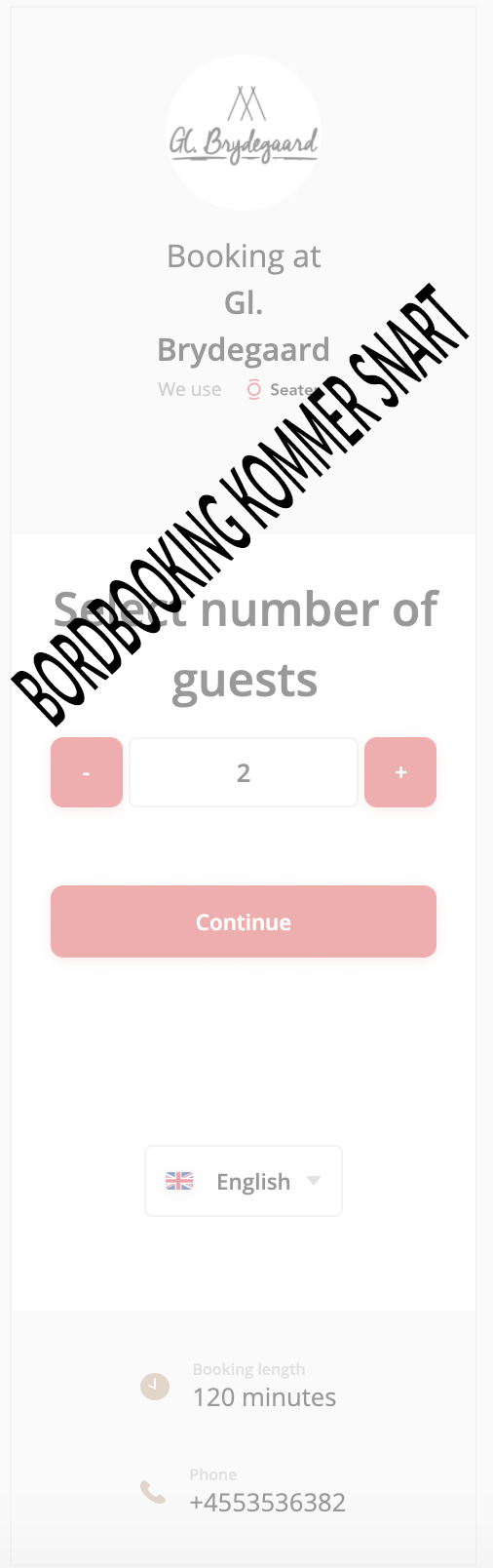 bordbookingkommersnart