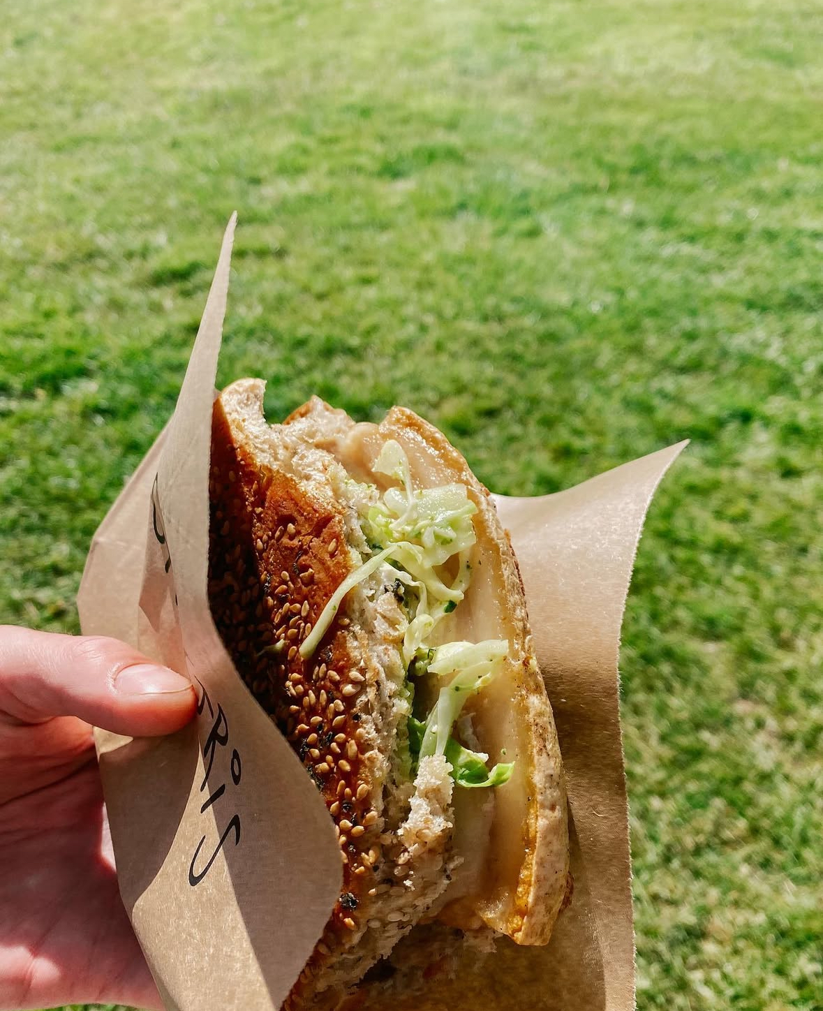 gå-biksen - tag take away med på din gå-tur i vinterferien. Gå-gris sandwich og gå-brunner, samt varmt at drikke