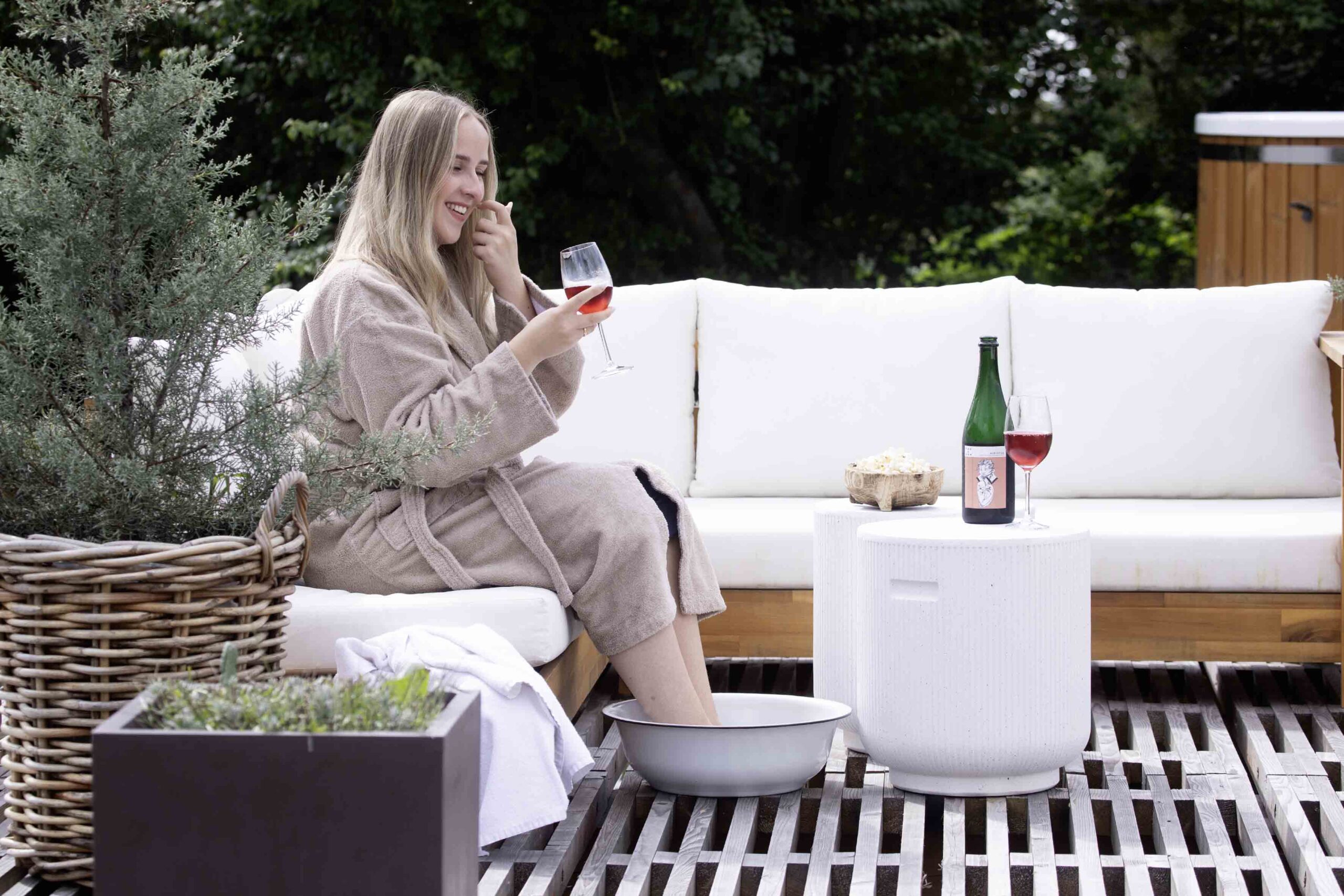 velværeområde gl. brydegaard, saunagus, sauna, vildmarksbad